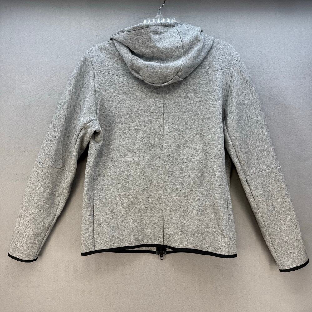 Nike Sportswear Women's M Tech-Fleece Full-Zip Hoodie-Grey Heather Black EUC - Picture 2 of 11